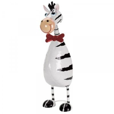 Zebra fém kerti dekoráció - 43 cm