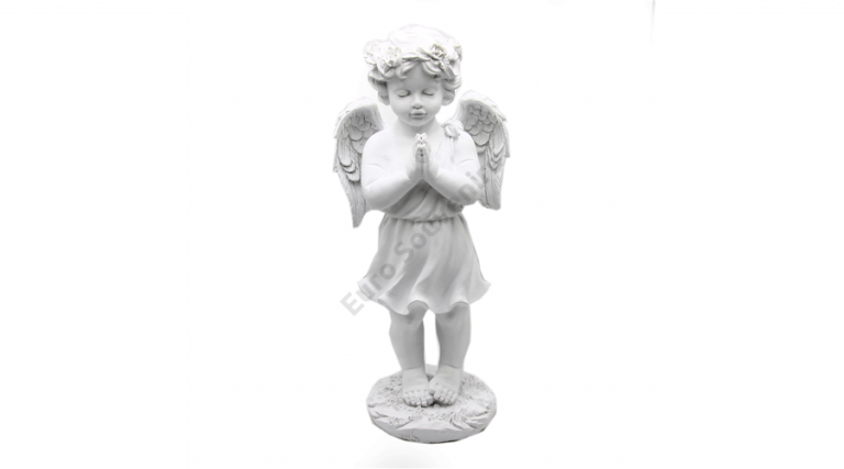 Angyalka szobor állva imádkozó - 22 cm