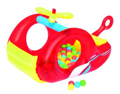 Bestway helikopter labdákkal felfújható gyerekjáték 132 x 79 x 68 cm