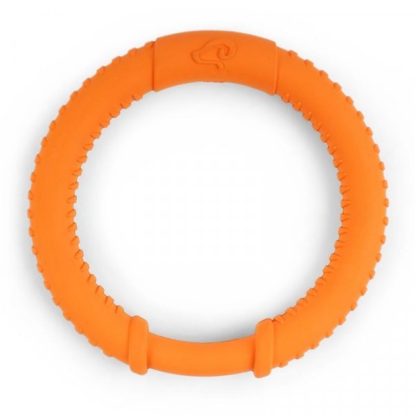 Gumi extra erős strapabíró karika kutya játék 15 cm - narancssárga