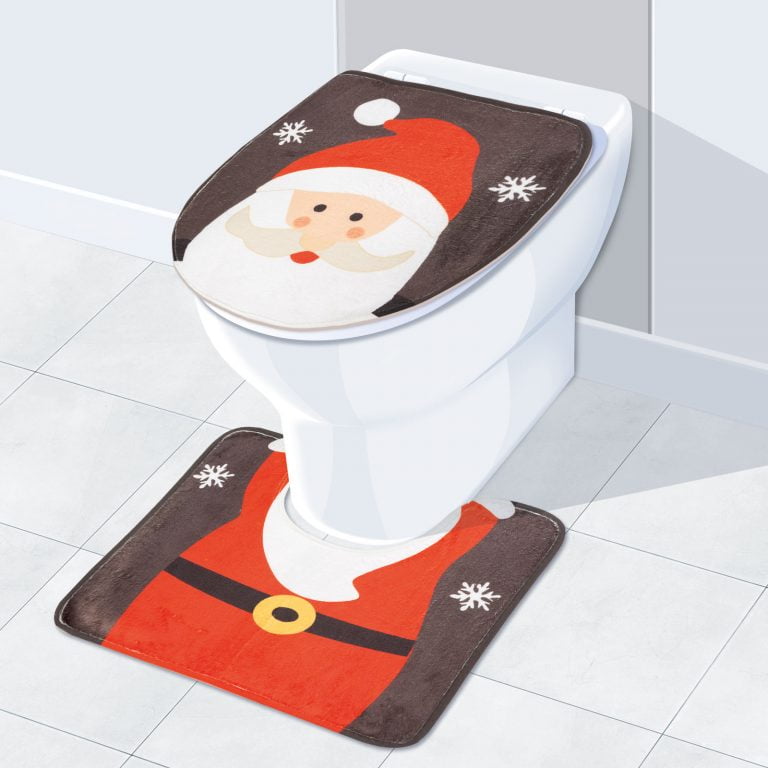 Karácsonyi mikulás wc ülőke és huzat