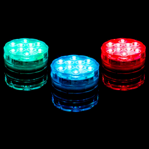 LED medencevilágítás 7 cm RGB- színváltós