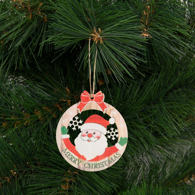 Mikulásos fa karácsonyfadísz 9,5 cm