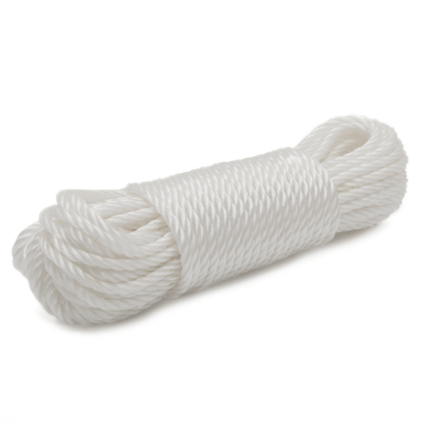 Ruhaszárító kötél nylon - fehér 15 m