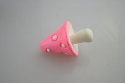 Tündérkert mini gomba csúcsos kalappal - rózsaszín
