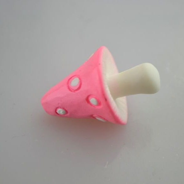 Tündérkert mini gomba csúcsos kalappal - rózsaszín
